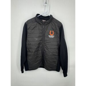 NWT BSN Sports South West Football Double Layer Jacket Men's XL Black Full Zip